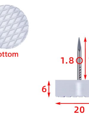 Mesh foot spikes