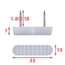 Small square nails and double nails