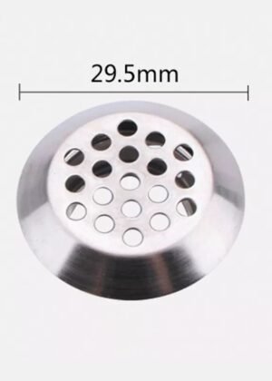 Conical vent holes