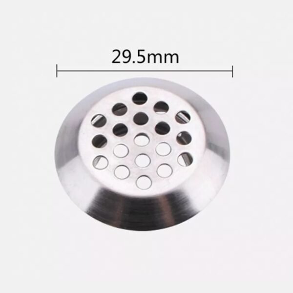 Conical vent holes